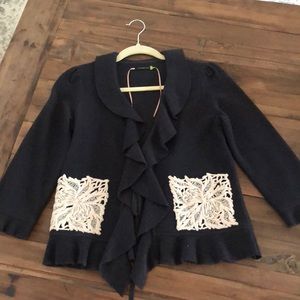 Leifsdottir for Anthropologie sweater blazer